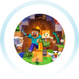 Minecraft gameplay image